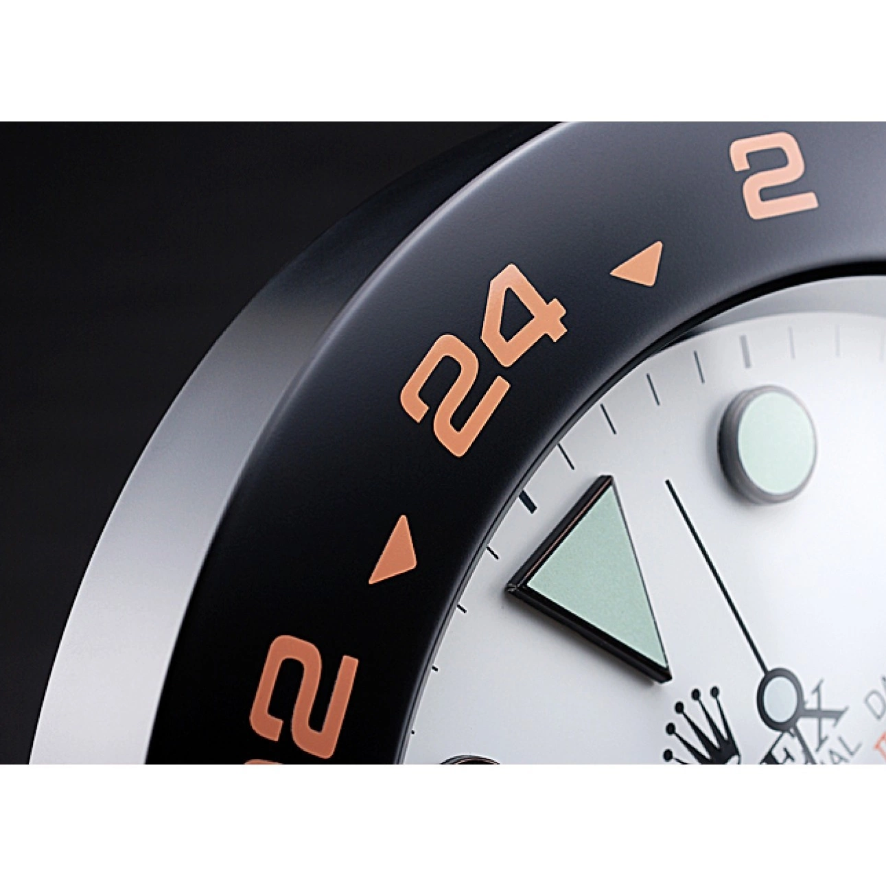Aaa replica Wall Rolex II Black-Orange 622479 Explorer Clock 0611